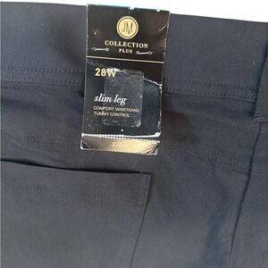 JM Collection Men's Dark Gray Slim Leg Shorts